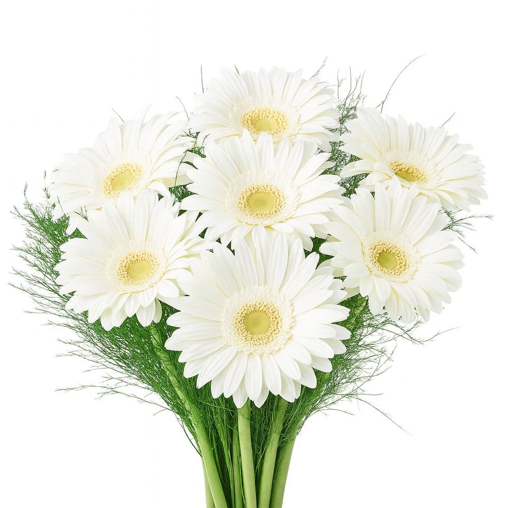 Vazoda Beyaz Gerbera - Görsel 2