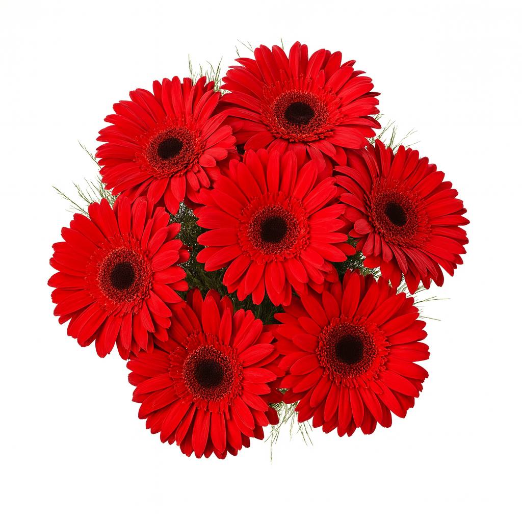 Vazoda Kırmızı Gerbera - Görsel 3