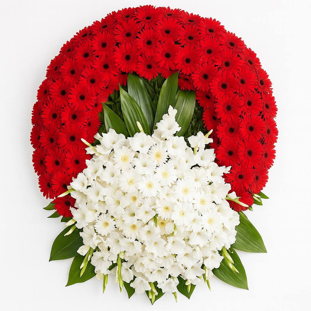 Gerbera Ve Lilyum Çelenk - Görsel 3