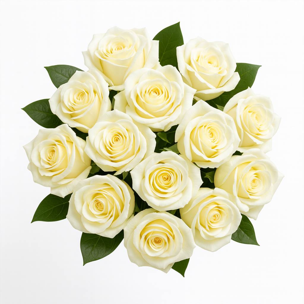 15'li Beyaz Güller Buketi - Görsel 2
